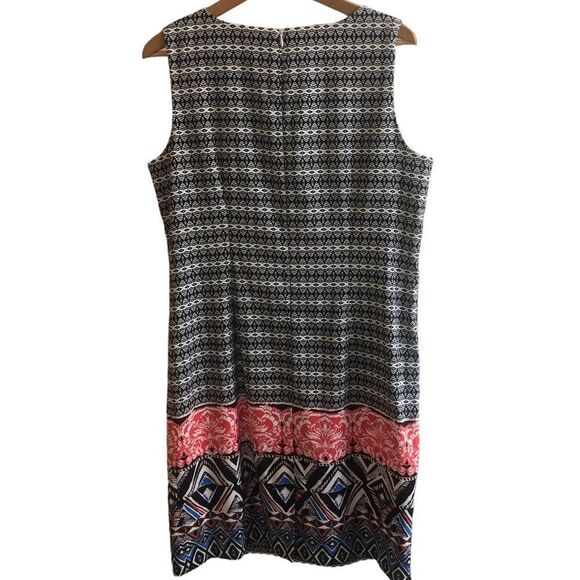 Mario Serrani Women's Midi Sheath Sleeveless Dress Size 10 - Picture 2 of 6